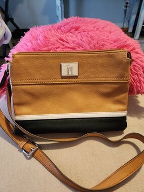 Tizzy II Tan Colorblock Crossbody - Tiz